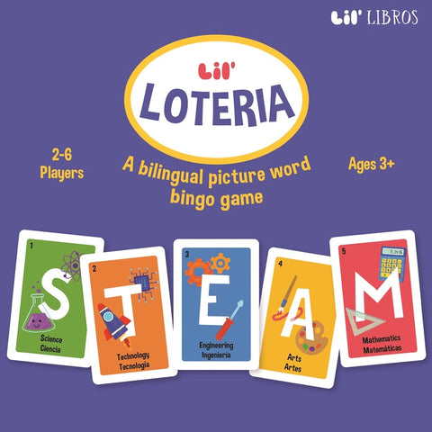 Lil' Lotería: My First Steam Words