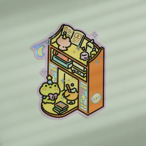 Bunnie Island Reading Club, Mizuki & Kira Die-Cut Sticker