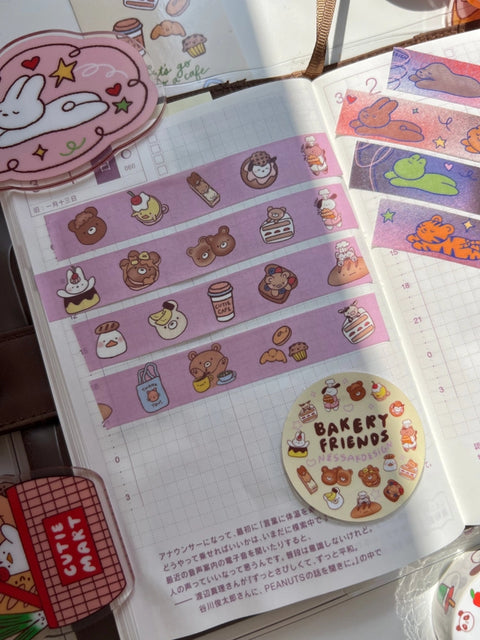 Bakery Friends Washi Tape