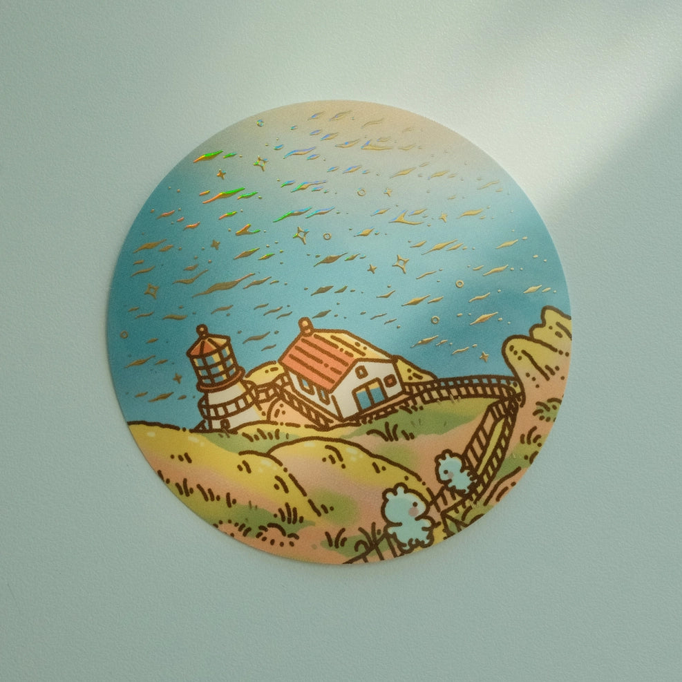 Point Reyes - Cities Series Foil Sticker – Be Nice Have Fun
