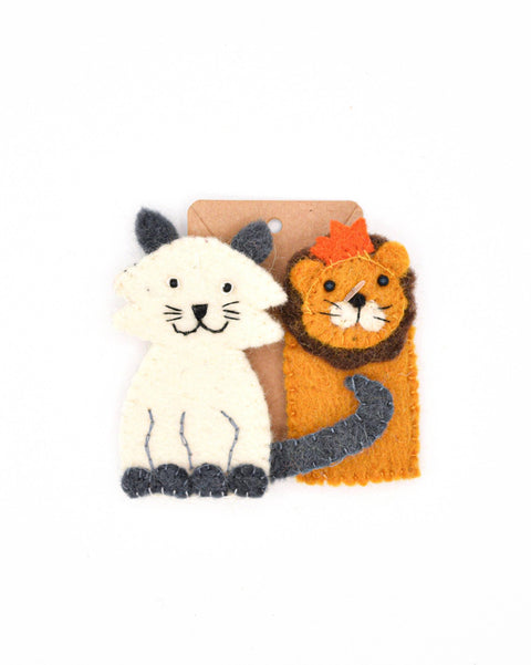 Tiger & Cat Puppet Set