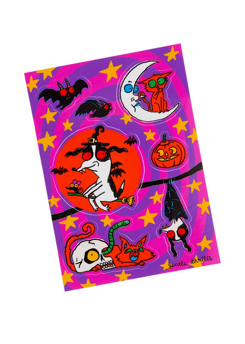 Halloweenie Sticker Sheet