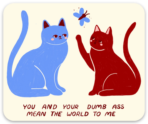 Mean the World Sticker