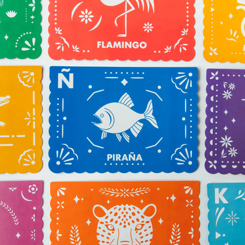 Spanish-English ABC Flash Cards