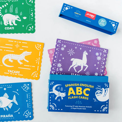 Spanish-English ABC Flash Cards