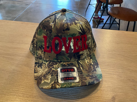 Camo with Red Lover Baseball Cap