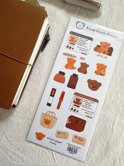 Introverted Fountain Pen Club Stickers