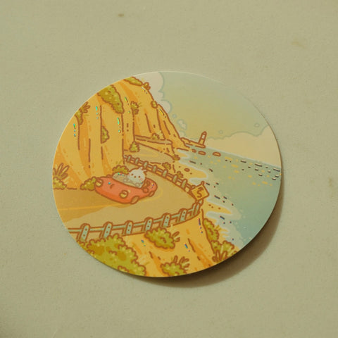 Highway 1 - California Series Die Cut Sticker