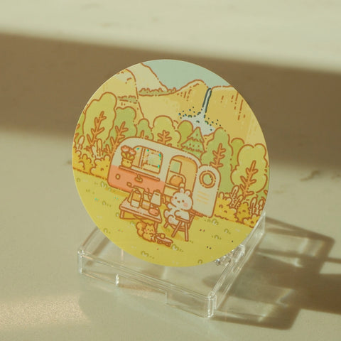 Yosemite National Park - California Series Die Cut Sticker