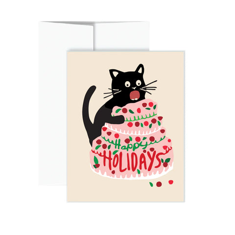 Holiday Boxed Card Set - 12 Holiday Cats