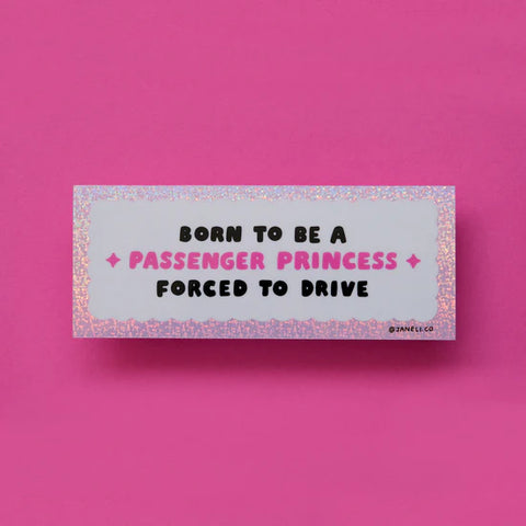 Passenger Princess Bumper Sticker