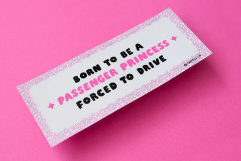 Passenger Princess Bumper Sticker
