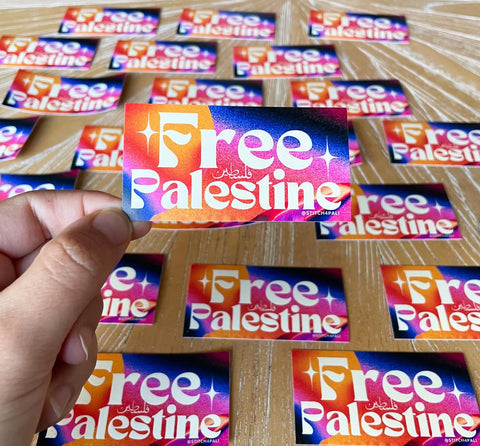 Free Palestine Sticker