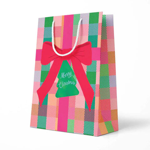 Merry Christmas Bow Gift Bag