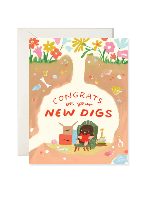 New Digs Congrats Greeting Card