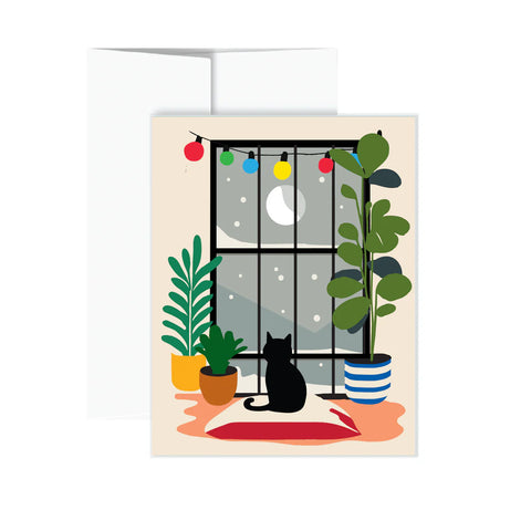 Holiday Boxed Card Set - 12 Holiday Cats