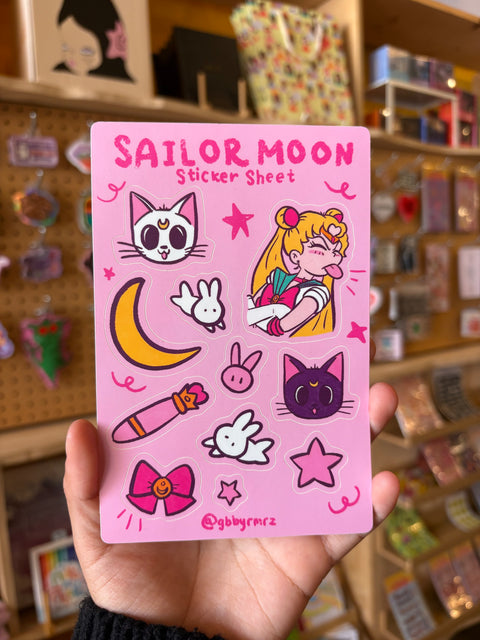 Sailor Moon Sticker Sheet