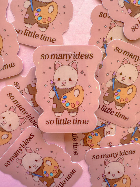 So Many Ideas Vinyl Sticker