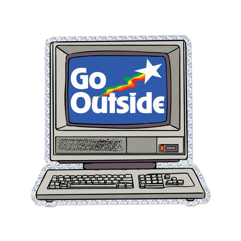 Go Outside Sticker