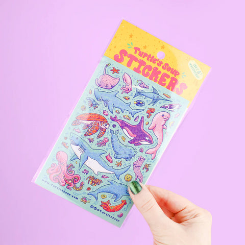 Aquarium Vinyl Sticker Sheet
