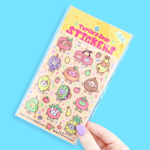 Fruit Friends Sticker Sheet