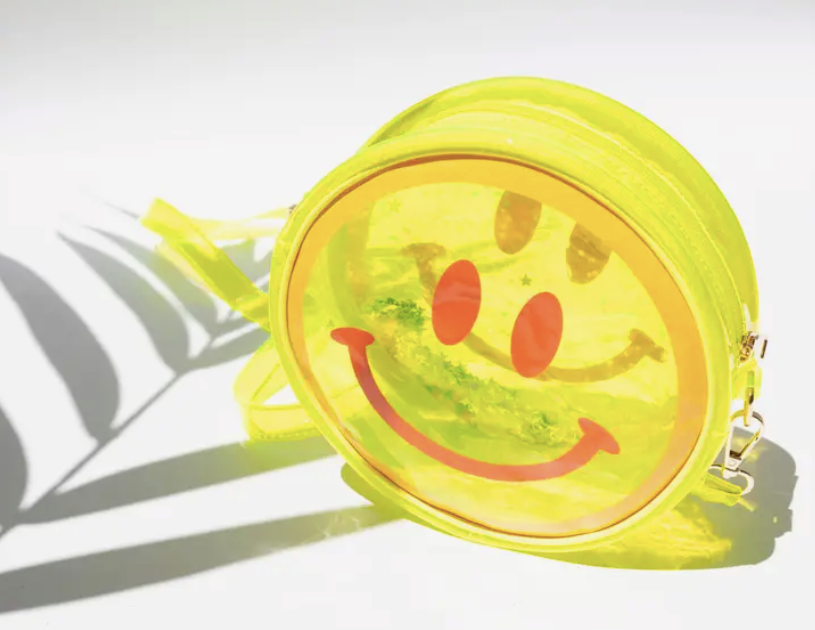 Jelly Handbag - Yellow Smiley Face 🙂