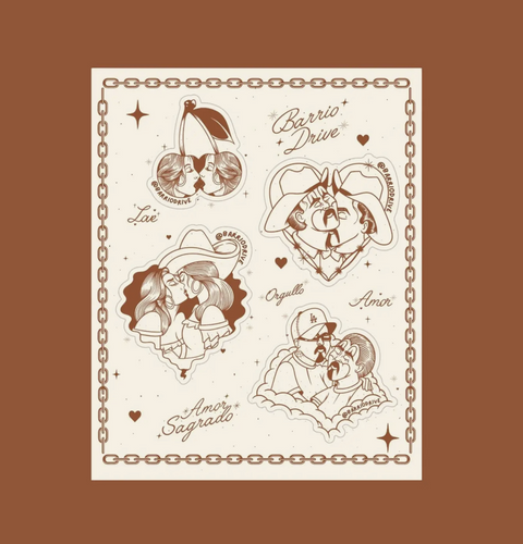 Amor Sagrado Sticker Sheet