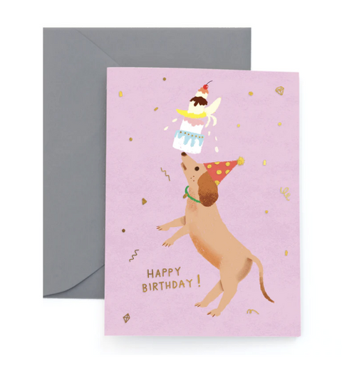 Party Dog - Birthday Card
