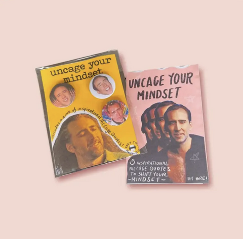 Nicolas Cage Fanzine + Button Pack