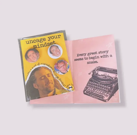 Nicolas Cage Fanzine + Button Pack