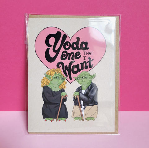 Yoda One That I Want Greeting Card