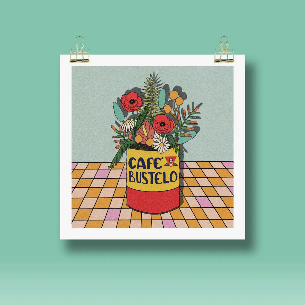 Cafe Bustelo 8x8" Art Print