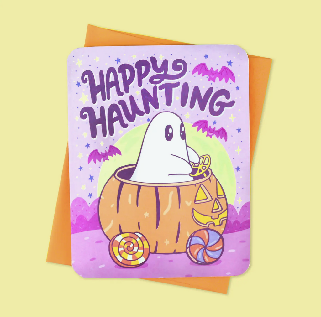 Happy Haunting Halloween Greeting Card