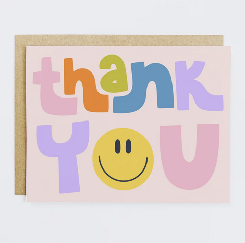 Smiley Thank You Card