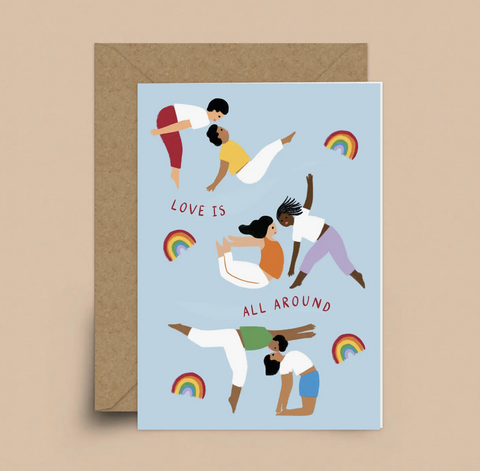 Rainbow Love Card