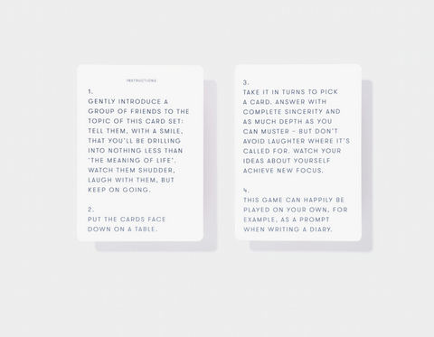 The Meaning of Life Conversation Cards