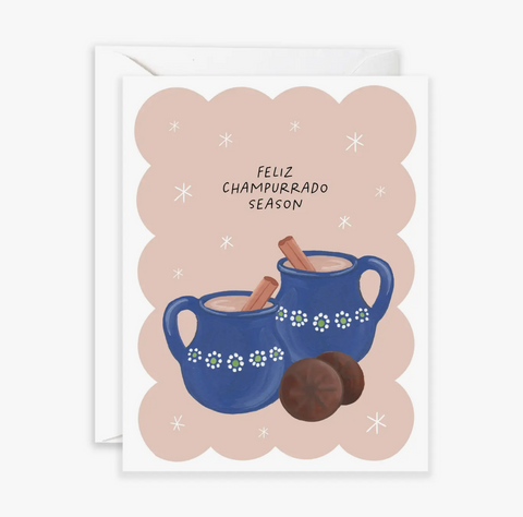 Feliz Champurrado Season Holiday Greeting Card