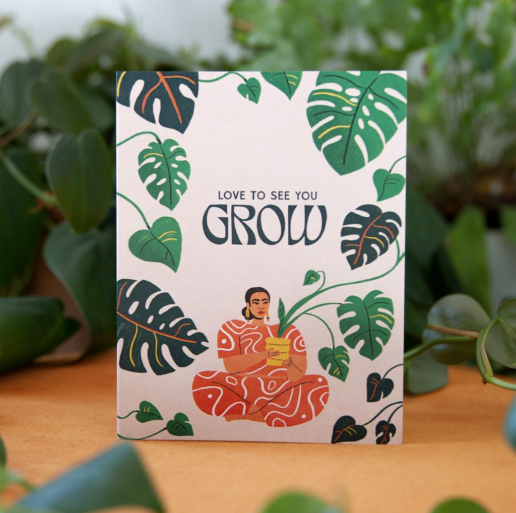 Love To See You Grow Greeting Card