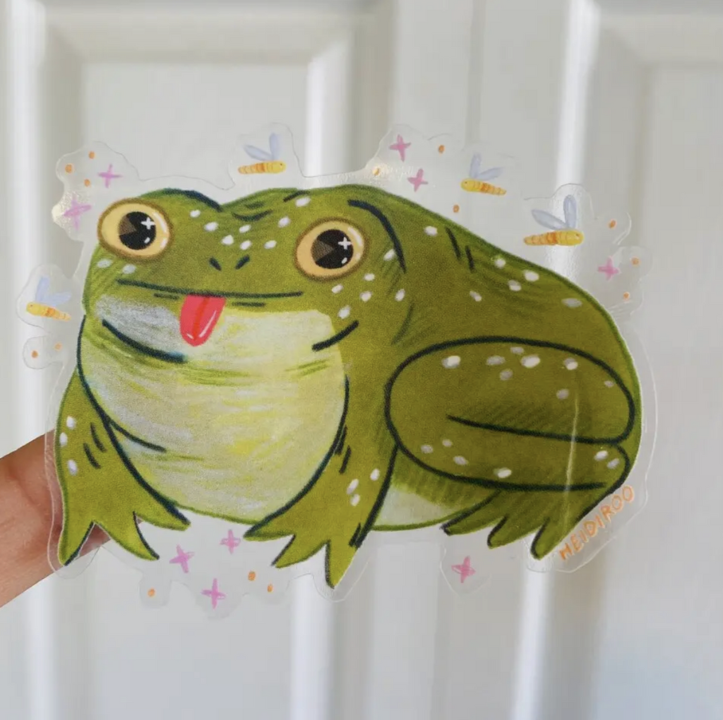 Silly Frog Sticker