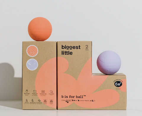 B Is For Ball™ 2-Ball Set | Open-Ended Toy | 6mo - 99yrs