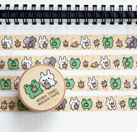 Boba Time Washi Tape