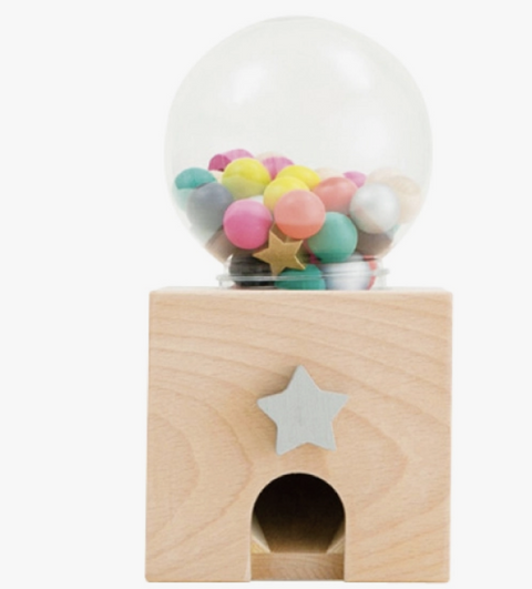 Gatcha Gatcha Wooden Gumball Dispenser