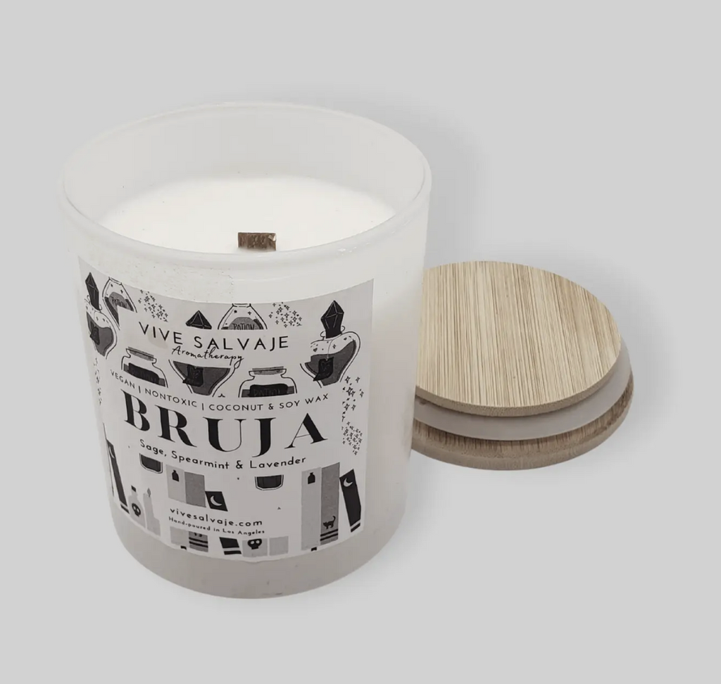 Witchy Collection Bruja Wooden Wick Candle