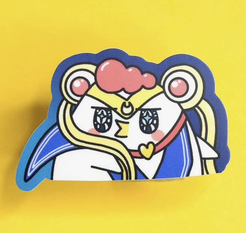 Grumpy Chicken Cosplay Sticker