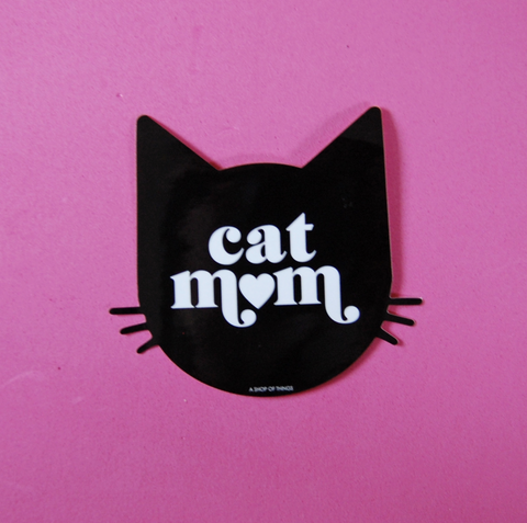 Cat Mom Sticker