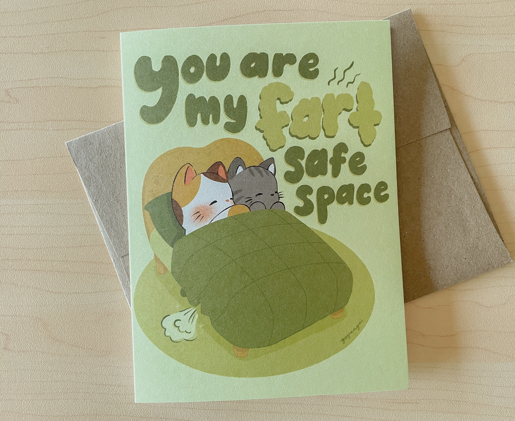 Fart Space Greeting Card