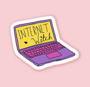 Internet Witch Sticker