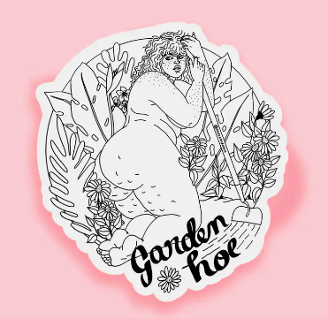 Garden Hoe Sticker