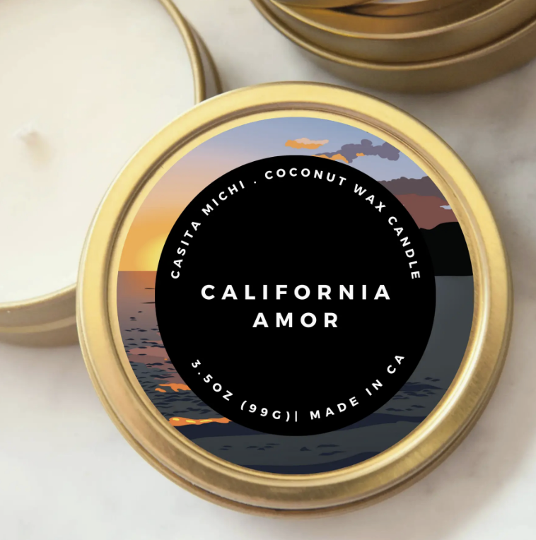 3.5oz - California Love | Candle Tin