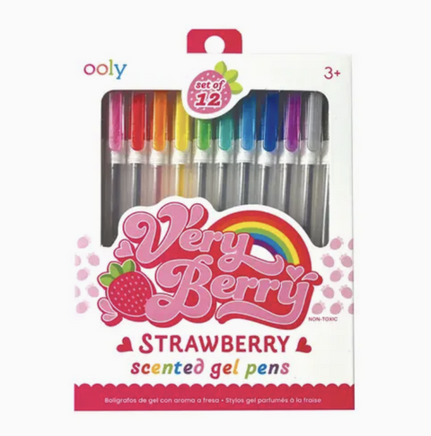 Very Berry Scented Gel Pens - Set of 12